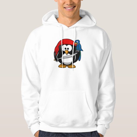 Veste À Capuche Pingouin de pirate (Devant)