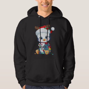 Veste À Capuche Pingouin Santa Hat Noël Pingouin Amateurs de pyjam