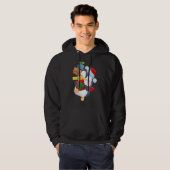 Veste À Capuche Pingouin sucré (Devant entier)