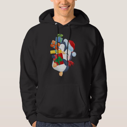 Veste À Capuche Pingouin sucré (Devant)
