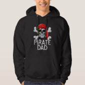 Veste À Capuche Pirate Papa Jolly roger Drapeau Crâne Crossbones (Devant)