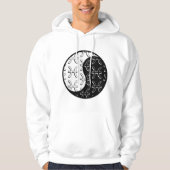 Veste À Capuche Pisces Pisces yin yang couple zodiaque unisex (Devant)
