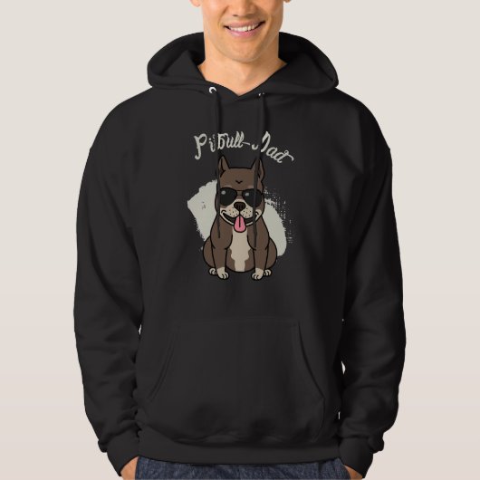 Veste À Capuche Pit Bull Papa (Devant)