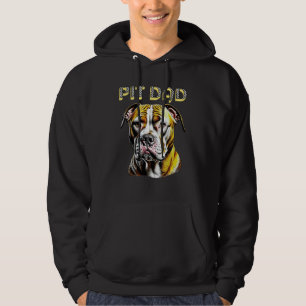 Veste À Capuche Pit Bull Papa AMOUREUX DES CHIENS