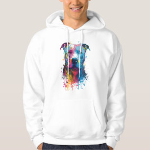 Veste À Capuche Pitbull américain - Graffiti Ink Splash