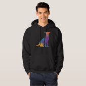 Veste À Capuche Pitbull arc-en-ciel (Devant entier)