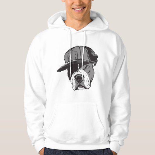 Veste À Capuche Pitbull Gangster (Devant)