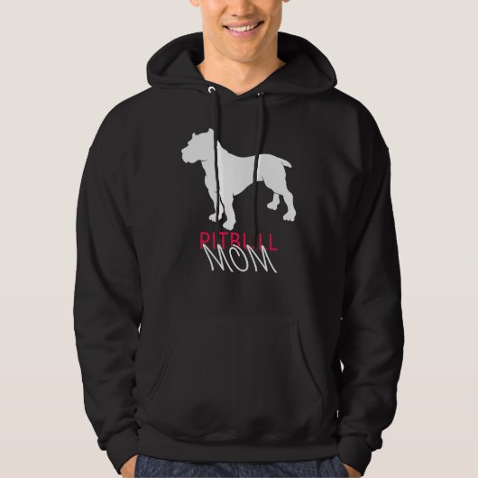 Veste À Capuche Pitbull Mom 51 (Devant)