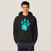 Veste À Capuche Pitbull Terrier Paw (Devant entier)
