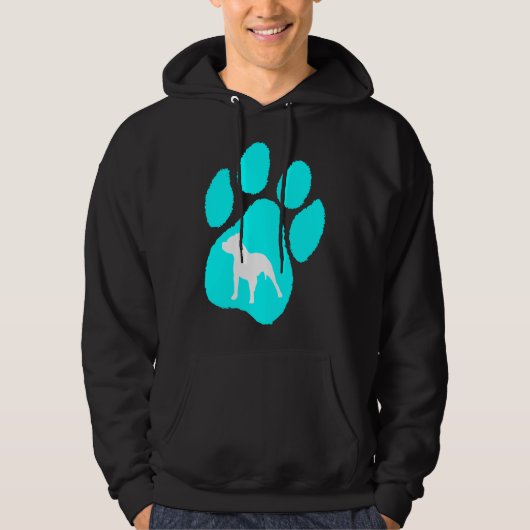 Veste À Capuche Pitbull Terrier Paw (Devant)