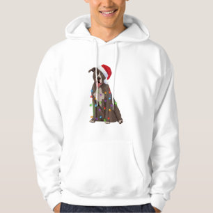 Veste À Capuche Pittie Pitbull feux de Noël Noël Noël Amoureux des