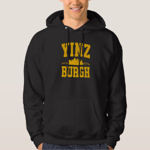 Veste À Capuche Pittsburgh Yinz Yinzer Steel City Skyline 412 Mai