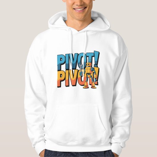 Veste À Capuche Pivot ! Pivot ! Robot (Devant)