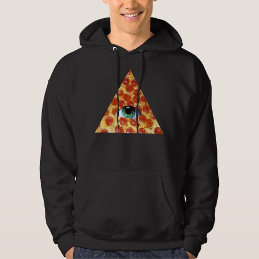 Veste À Capuche Pizza d'Illuminati (Devant)