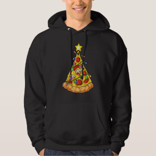 Veste À Capuche Pizza Noël Arbre Lumières Noël Garçons Enfants Cru