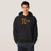 Veste À Capuche Pizza Pi Funny Pi Day Funny Pizza Pi 1 (Devant entier)