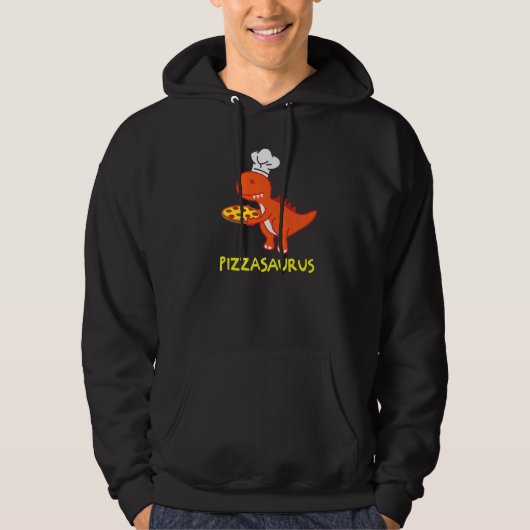 Veste À Capuche Pizzasaurus T Rex Dinosaur Pepperoni Pizza Hallowe (Devant)