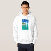 Veste À Capuche Plage bordée de palmiers, Tonga (Devant entier)