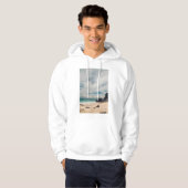 Veste À Capuche Plage dans Tulum, Mexique (Devant entier)