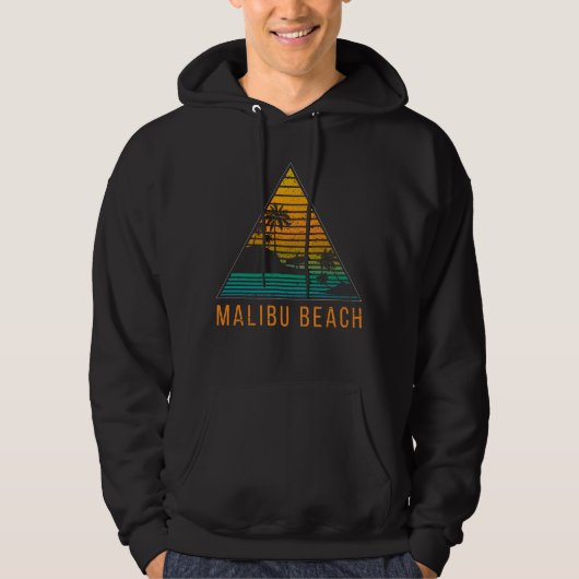 Veste À Capuche Plage de Malibu Surf (Devant)