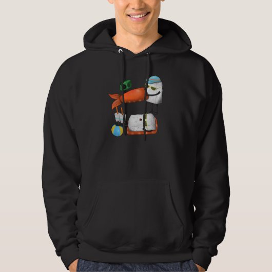 Veste À Capuche plage de sushi été (Devant)
