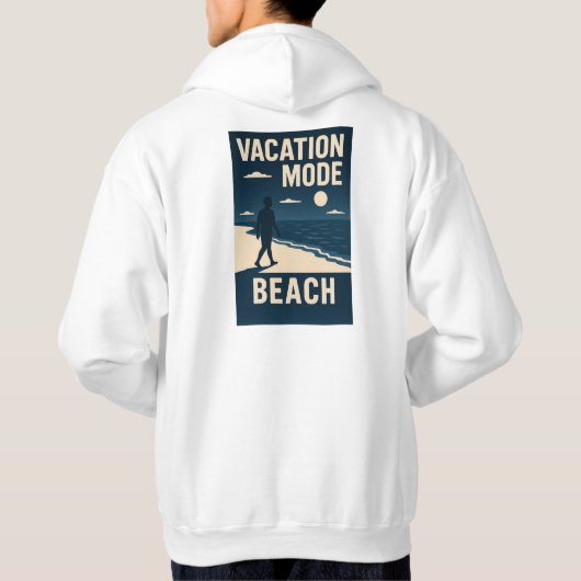 Veste À Capuche Plage en mode vacances (Dos)