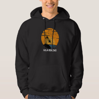 Veste À Capuche Plage tropicale Vacances d'été Plage de coucher de