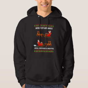 Veste À Capuche Plaisanterie du Père Noël Oubliez le masque de Noë