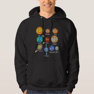 Veste À Capuche Planètes du système solaire