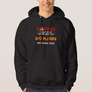 Veste À Capuche Plans RC Avion Télécommandé Blague Graphique