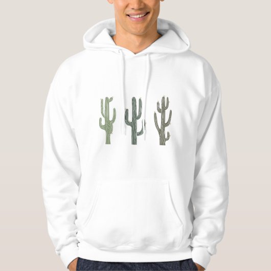 Veste À Capuche Plante Cactus (Devant)