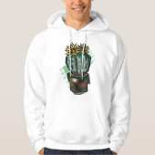 Veste À Capuche Plante Cactus Dans Un Pot (Devant)