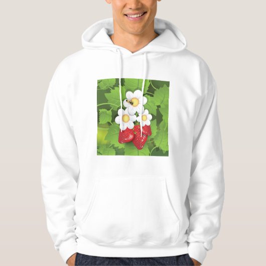 Veste À Capuche Plante de fraises (Devant)