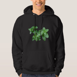Veste À Capuche Plante d'herbe de jardin Feuille Mint