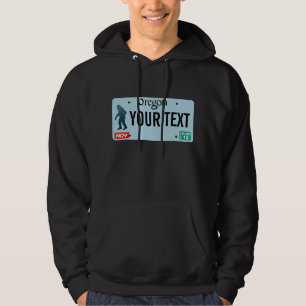 Veste À Capuche Plaque de licence Oregon Sasquatch
