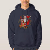 Veste À Capuche **"Playful Santa Claus Design – Fun and Festive Ch (Devant)
