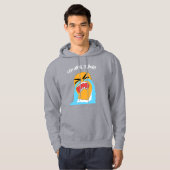 Veste À Capuche pleurer jusqu'à ce que terminé modifiable (Devant entier)