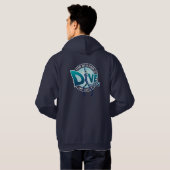 Veste À Capuche Plongée sous-marine | Hommes (Dos entier)