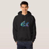 Veste À Capuche Plonger Gros Poisson Profond (Devant entier)