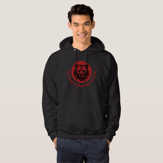 Veste À Capuche Plus Fort que la Tempête (Devant entier)