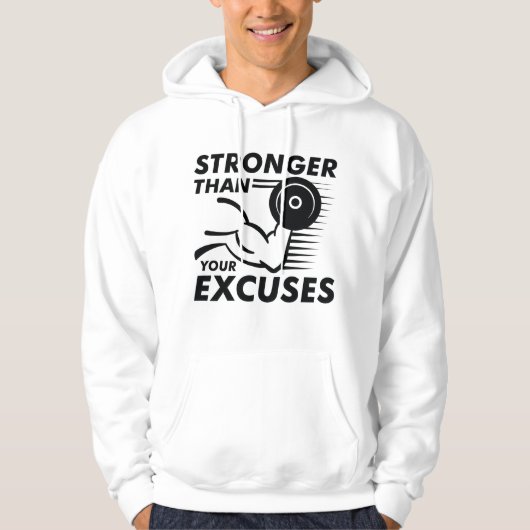 Veste À Capuche Plus forte que vos discussions (Devant)