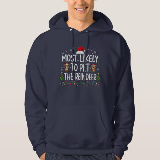 Veste À Capuche Plus Susceptible de Caresser le Renne de Noël en F