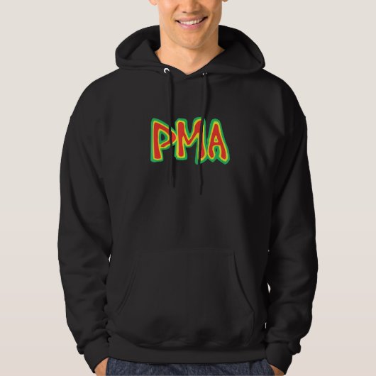 Veste À Capuche Pma - Attitude mentale positive Classique Hardcore (Devant)