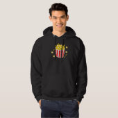 Veste À Capuche Pocket Popcorn Pop Corn Eater Graphisme (Devant entier)