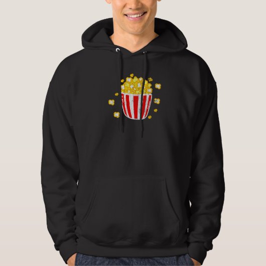 Veste À Capuche Pocket Popcorn Pop Corn Eater Graphisme (Devant)