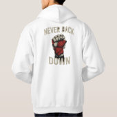 Veste À Capuche Poing de Défiance (Dos)