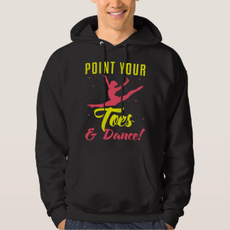 Veste À Capuche Pointe tes pieds et danse Balle pour filles