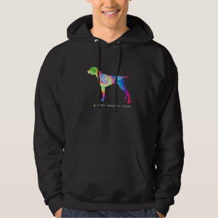 Veste À Capuche Pointeur à cheveux court allemand Chien de marionn