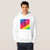 Veste À Capuche Poisson arc-en-ciel (Devant entier)