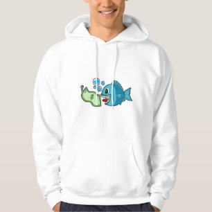 Veste À Capuche Poisson avec billet de banque